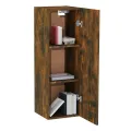 Meuble TV Chêne fumé 30,5x30x90 cm Bois d'ingénierie