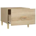 Tables basses 2 pcs chêne sonoma 50x50x40 cm bois d'ingénierie