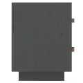 Table de chevet Gris 40x34x45 cm Bois de pin massif