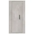 Meuble TV mural Gris béton 40x34,5x80 cm