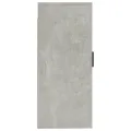 Meuble TV mural Gris béton 40x34,5x80 cm