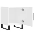 Tables de chevet 2 pcs blanc 40x40x50 cm bois d’ingénierie