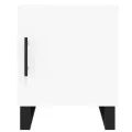 Tables de chevet 2 pcs blanc 40x40x50 cm bois d’ingénierie