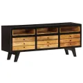Meuble TV Bois de manguier massif 120 x 30 x 50 cm