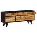 Meuble TV Bois de manguier massif 120 x 30 x 50 cm