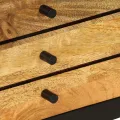 Meuble TV Bois de manguier massif 120 x 30 x 50 cm