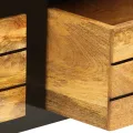 Meuble TV Bois de manguier massif 120 x 30 x 50 cm