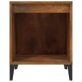 Table de chevet Chêne fumé 40x35x50 cm