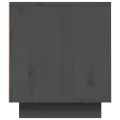 Meuble TV Gris 80x35x40,5 cm Bois de pin massif