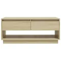 Table basse Chêne sonoma 102,5x55x44 cm Aggloméré