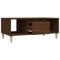 Table basse Chêne marron 90x50x36,5 cm Bois d'ingénierie