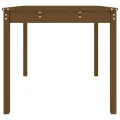Table de jardin marron miel 82,5x82,5x76 cm bois massif de pin