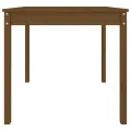 Table de jardin marron miel 82,5x82,5x76 cm bois massif de pin