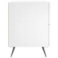 Tables de chevet 2 pcs blanc 40x35x47,5 cm bois d’ingénierie