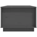 Table basse Gris 100x50x35 cm Bois massif de pin