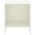 Table de chevet Blanc 35x30x40 cm Bois de pin massif