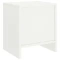 Table de chevet Blanc 35x30x40 cm Bois de pin massif