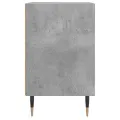 Tables de chevet 2 pcs gris béton 40x30x50 cm bois d'ingénierie