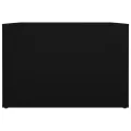Table de chevet Noir 57x55x36 cm Bois d’ingénierie