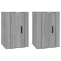Meubles TV muraux 2 pcs Sonoma gris 40x34,5x60 cm