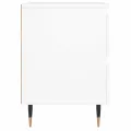 Tables de chevet 2 pcs blanc 40x35x50 cm bois d’ingénierie