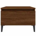 Tables d'appoint 2 pcs Chêne marron 50x46x35 cm Bois ingénierie
