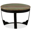 Table basse bois de récupération massif 60x40 cm