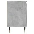 Tables de chevet 2 pcs gris béton 40x30x50 cm bois d'ingénierie