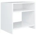 Table de chevet Blanc 40x30x40 cm Bois d'ingénierie
