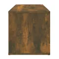 Meuble TV Chêne fumé 80x34x36 cm Bois d'ingénierie
