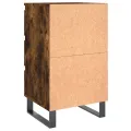 Tables de chevet 2 pcs chêne fumé 40x35x69 cm bois ingénierie