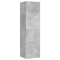 Meuble TV Gris béton 30,5x30x110 cm Aggloméré