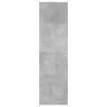 Meuble TV Gris béton 30,5x30x110 cm Aggloméré