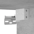Meuble TV Gris béton 30,5x30x110 cm Aggloméré