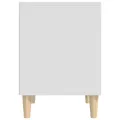 Tables de chevet 2 pcs Blanc 40x35x50 cm