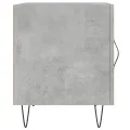 Tables de chevet 2 pcs gris béton 40x40x50 cm bois d’ingénierie