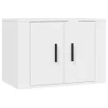 Ensemble de meubles TV 3 pcs Blanc Bois d'ingénierie