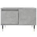 Table basse gris béton 55x55x36,5 cm bois d'ingénierie