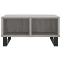 Table basse sonoma gris 60x60x30 cm bois d'ingénierie