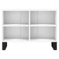 Meuble TV blanc 69,5 x 30 x 50 cm bois d'ingénierie