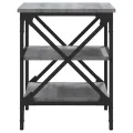 Tables d'appoint 2 pcs Sonoma gris 40x42x50 cm Bois ingénierie