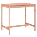 Table de jardin 121x82,5x110 cm bois massif de douglas