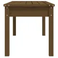 Banc de jardin marron miel 109x44x45 cm bois de pin massif