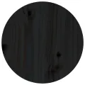 Table basse Noir Ø 35x35 cm Bois massif de pin