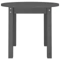 Table basse Gris Ø 55x45 cm Bois massif de pin