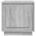 Table de chevet sonoma gris 44x35x45 cm bois d'ingénierie