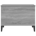 Table basse Sonoma gris 60x44,5x45 cm Bois d'ingénierie