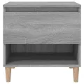 Table de chevet Sonoma gris 50x46x50 cm Bois d'ingénierie