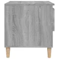 Table de chevet Sonoma gris 50x46x50 cm Bois d'ingénierie