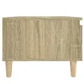 Table d'appoint Chêne sonoma 50x46x35 cm Bois d'ingénierie